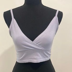 Brandy Melville Lavender Crop Top Size XS